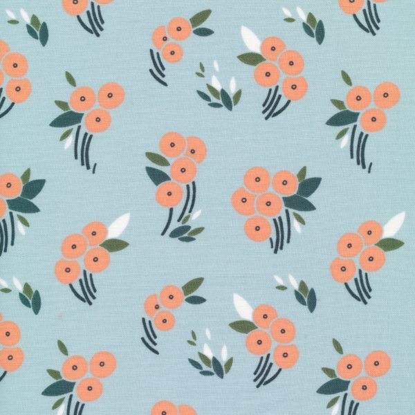 Bio Baumwolle - Buck's Oak Blue - Stockbridge - Cloud9 Fabrics